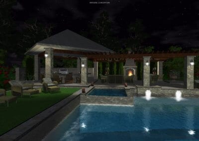 Anderson Pool - Outdoor Pools Design Center - Marquise Pools Hi-Tech Design Team