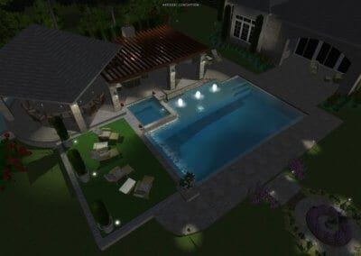 Anderson Pool - Outdoor Pools Design Center - Marquise Pools Hi-Tech Design Team