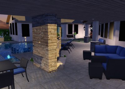 Ayoubi Pool - Outdoor Pools Design Center - Marquise Pools Hi-Tech Design Team