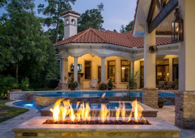 Family Pool Modern French Quarter by Marquise Pools The Woodlands, Texas