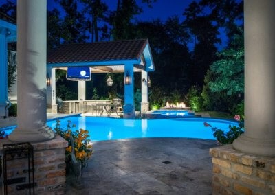 Family Pool Modern French Quarter by Marquise Pools The Woodlands, Texas