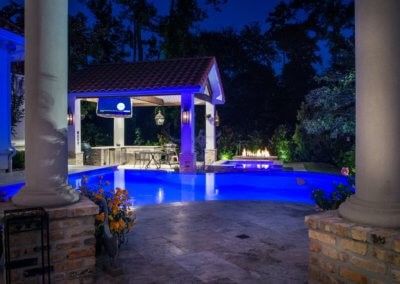 Family Pool Modern French Quarter by Marquise Pools The Woodlands, Texas