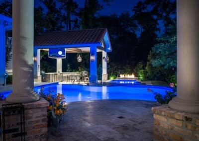 Family Pool Modern French Quarter by Marquise Pools The Woodlands, Texas