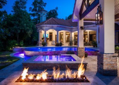 Family Pool Modern French Quarter by Marquise Pools The Woodlands, Texas