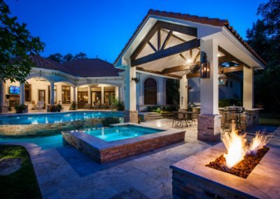 Family Pool Modern French Quarter by Marquise Pools The Woodlands, Texas