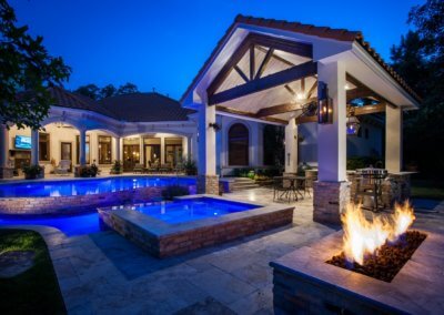 Family Pool Modern French Quarter by Marquise Pools The Woodlands, Texas