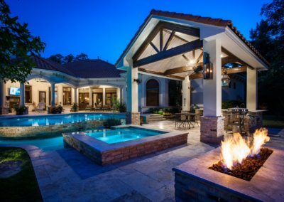 Family Pool Modern French Quarter by Marquise Pools The Woodlands, Texas