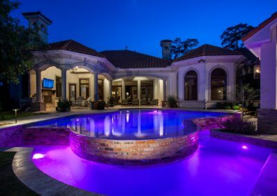 Family Pool Modern French Quarter by Marquise Pools The Woodlands, Texas