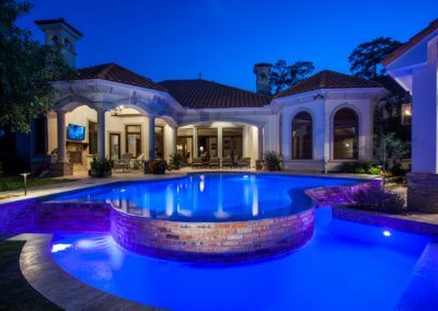 Family Pool Modern French Quarter by Marquise Pools The Woodlands, Texas