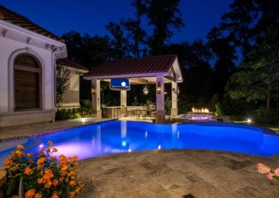 Family Pool Modern French Quarter by Marquise Pools The Woodlands, Texas