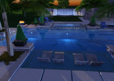 Mackey Pool - Outdoor Pools Design Center - Marquise Pools Hi-Tech Design Team