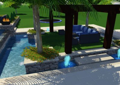 Mackey Pool - Outdoor Pools Design Center - Marquise Pools Hi-Tech Design Team