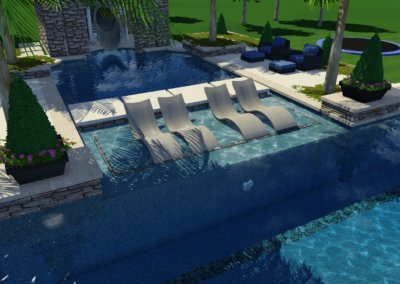 Mackey Pool - Outdoor Pools Design Center - Marquise Pools Hi-Tech Design Team