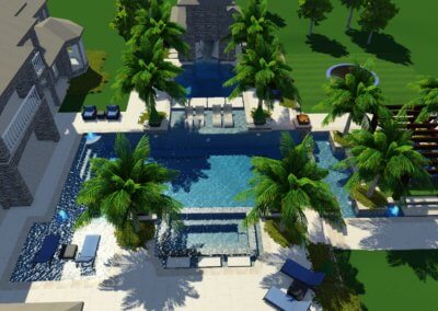 Mackey Pool - Outdoor Pools Design Center - Marquise Pools Hi-Tech Design Team