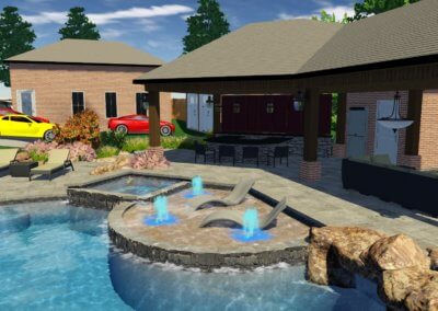 Meissner Pool - Outdoor Pools Design Center - Marquise Pools Hi-Tech Design Team