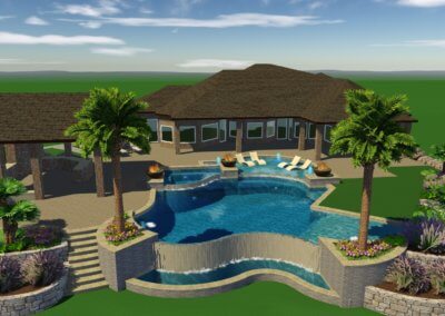 Pritchett Pool - Outdoor Pools Design Center - Marquise Pools Hi-Tech Design Team