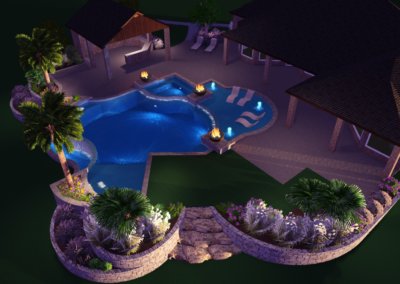 Pritchett Pool - Outdoor Pools Design Center - Marquise Pools Hi-Tech Design Team
