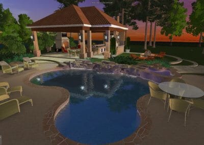 Reyes Herranz Pool - Outdoor Pools Design Center - Marquise Pools Hi-Tech Design Team