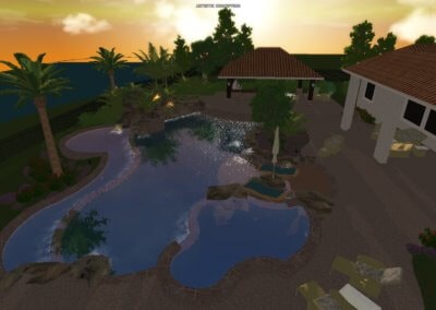Rovirosa Pool - Outdoor Pools Design Center - Marquise Pools Hi-Tech Design Team