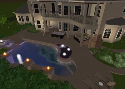 Simpson Pool - Outdoor Pools Design Center - Marquise Pools Hi-Tech Design Team
