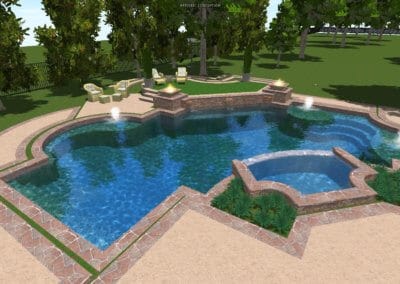 Warren Pool - Outdoor Pools Design Center - Marquise Pools Hi-Tech Design Team