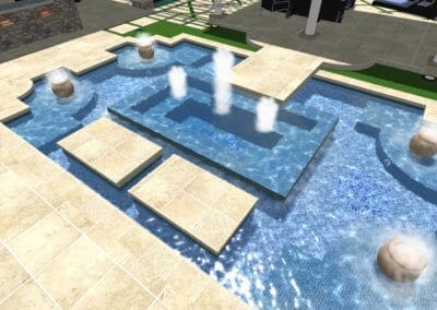 Clove Pool - Outdoor Pools Design Center - Marquise Pools Hi-Tech Design Team