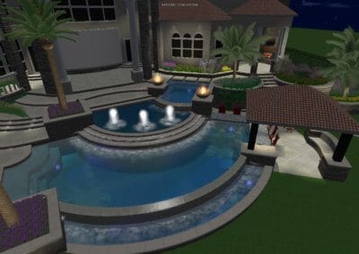 Martinez Pool - Outdoor Pools Design Center - Marquise Pools Hi-Tech Design Team