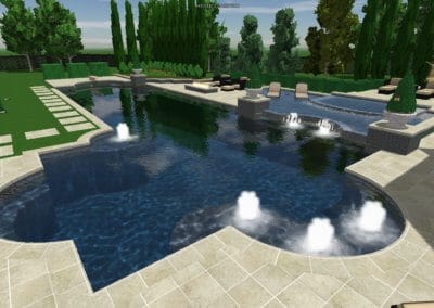 Oniel Pool - Outdoor Pools Design Center - Marquise Pools Hi-Tech Design Team