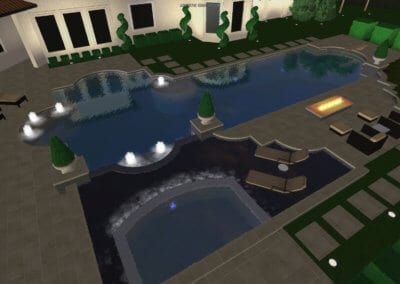 Oniel Pool - Outdoor Pools Design Center - Marquise Pools Hi-Tech Design Team