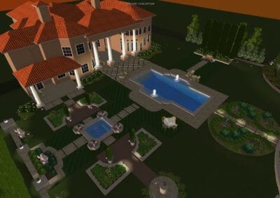 Sperduti Pool - Outdoor Pools Design Center - Marquise Pools Hi-Tech Design Team