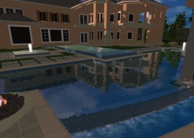 Steinberg Pool - Outdoor Pools Design Center - Marquise Pools Hi-Tech Design Team