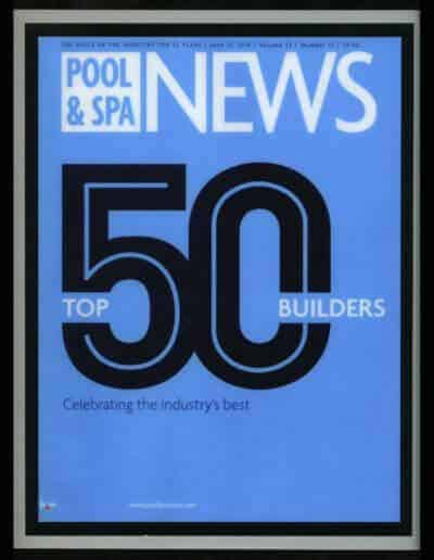 Pool Construction Awards, Publications and Television - Marquise Pools