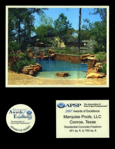 Pool Construction Awards, Publications and Television - Marquise Pools