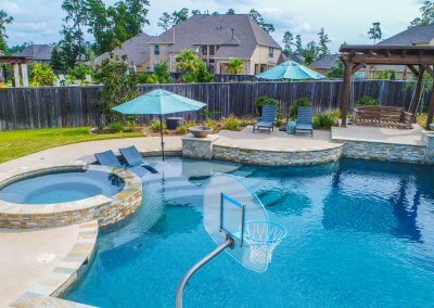 Salt Water Pool - The Brown Project by Marquise Pools Houston, Texas