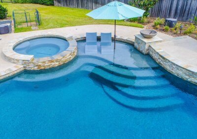 Salt Water Pool - The Brown Project by Marquise Pools Houston, Texas