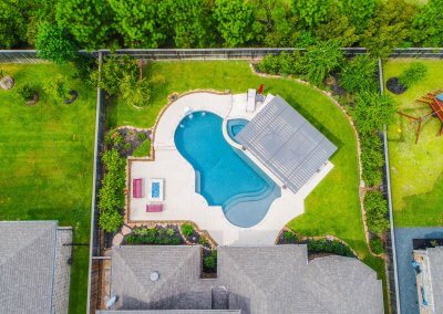 Pool Deck - The Hernandez Project by Marquise Pools The Woodlands