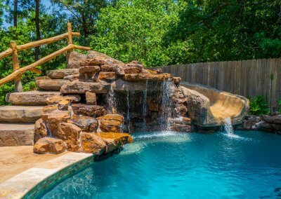 Backyard Pools - The Creel Project by Marquise Pools Houston, Texas