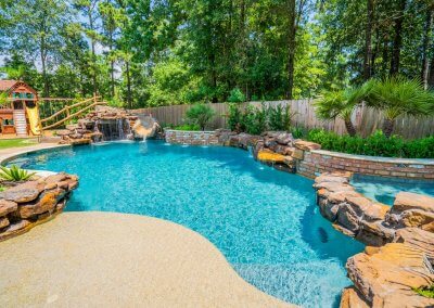 Backyard Pools - The Creel Project by Marquise Pools Houston, Texas