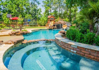 Backyard Pools - The Creel Project by Marquise Pools Houston, Texas