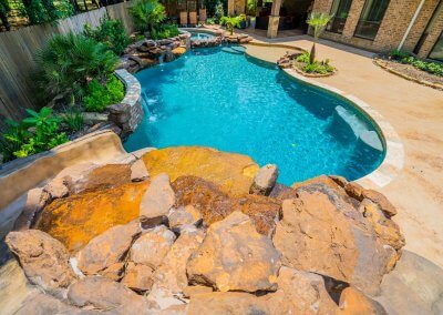 Backyard Pools - The Creel Project by Marquise Pools Houston, Texas