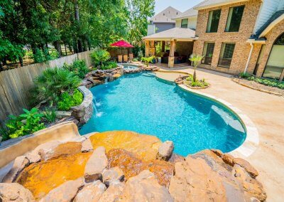 Backyard Pools - The Creel Project by Marquise Pools Houston, Texas