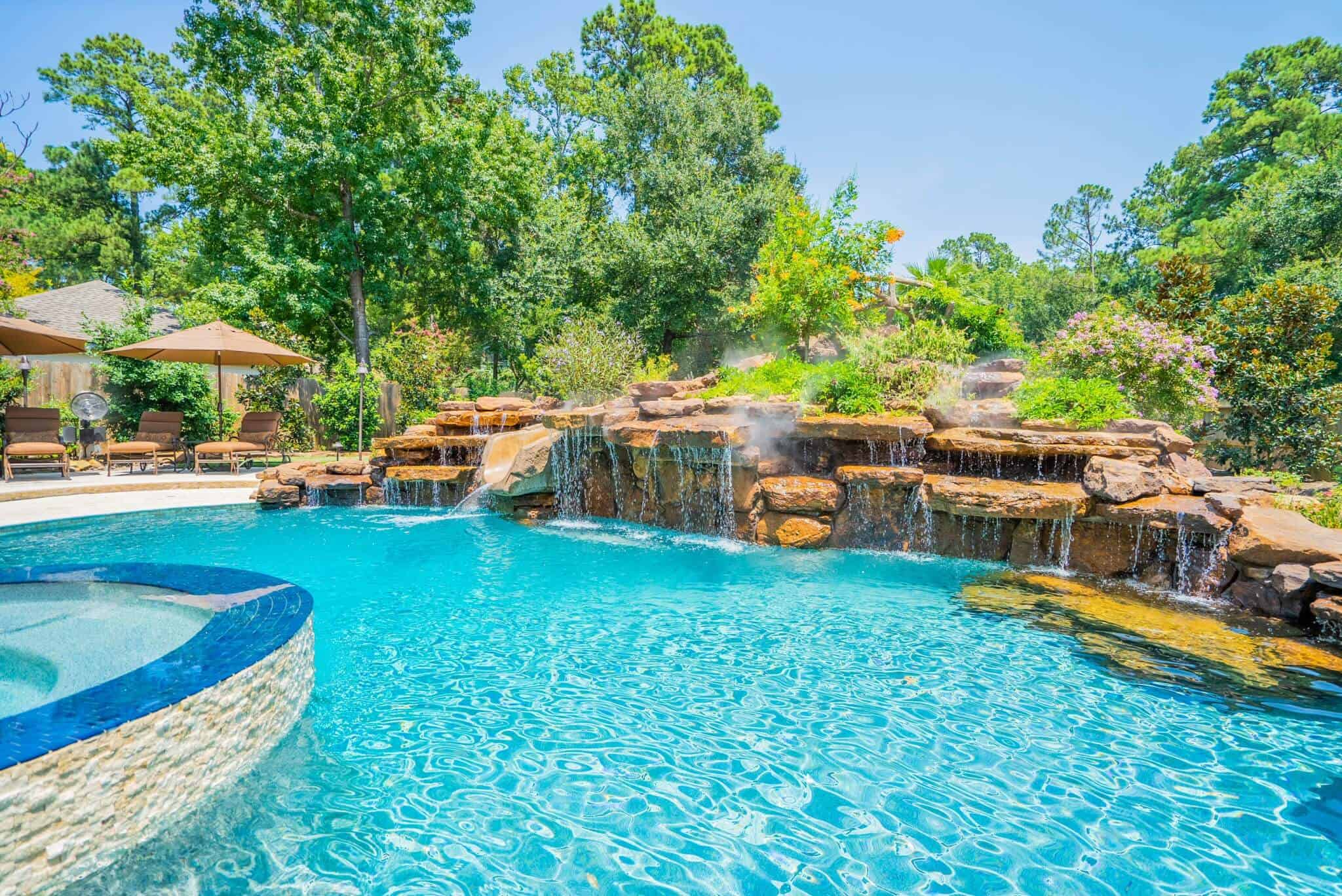Swimming Pool Remodel - Berry Blossom by Marquise Pools, Houston, Texas