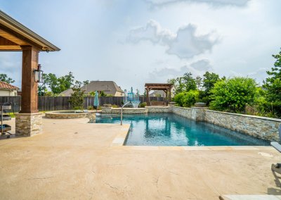 Salt Water Pool - The Brown Project by Marquise Pools Houston, Texas