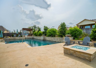 Salt Water Pool - The Brown Project by Marquise Pools Houston, Texas