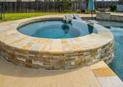 Salt Water Pool - The Brown Project by Marquise Pools Houston, Texas