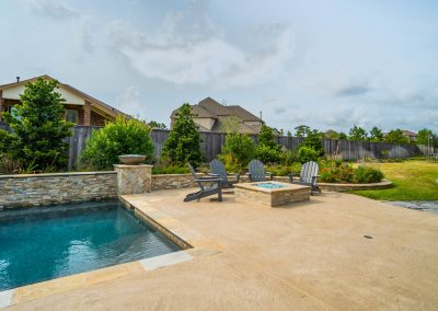 Salt Water Pool - The Brown Project by Marquise Pools Houston, Texas