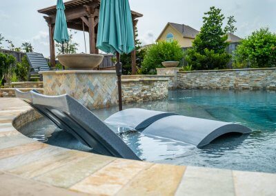 Salt Water Pool - The Brown Project by Marquise Pools Houston, Texas