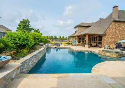 Salt Water Pool - The Brown Project by Marquise Pools Houston, Texas