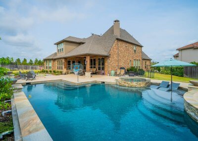 Salt Water Pool - The Brown Project by Marquise Pools Houston, Texas