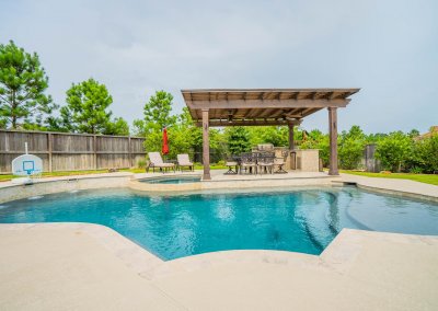 Pool Deck - The Hernandez Project by Marquise Pools The Woodlands